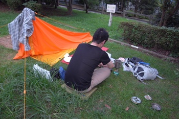 若洲公園キャンプ場